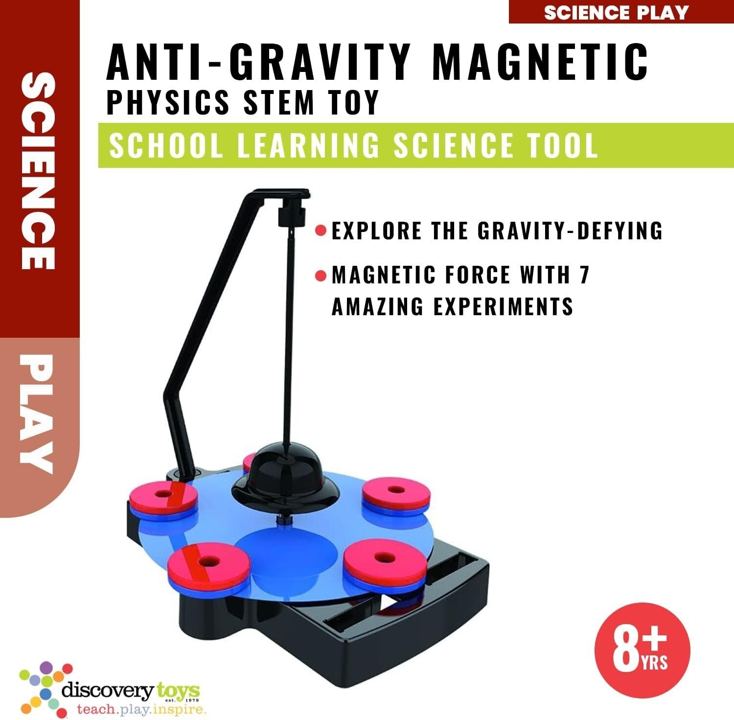 7 Exciting Experiments with Anti-Gravity Magnetic Levitation Toy Spinner Kit