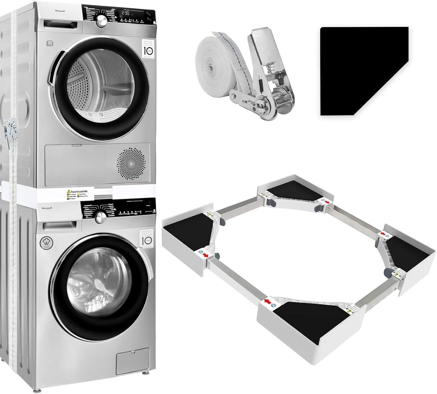 Premium Quality Washer Dryer Stacking Kit for Universal Compatibility (24-29")