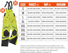 Load image into Gallery viewer, Thermal Insulated Bib Overalls - High Visibility &amp; Weather-Resistant Protection