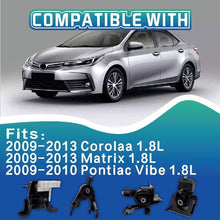 Load image into Gallery viewer, OE Replacement Engine and Transmission Mount Kit for Toyota Models - 13.48 lbs