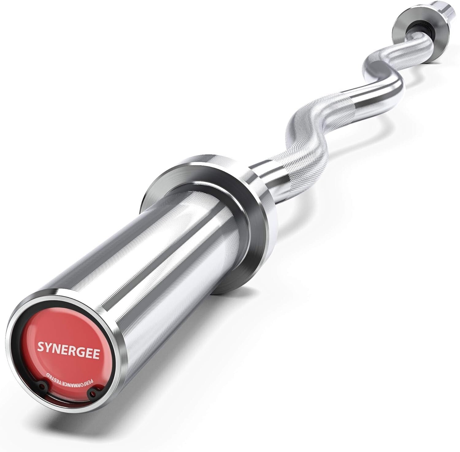 Ergonomic Curl Bar with Chrome Finish - Perfect for Curls & Extensions, 19lbs
