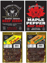 Load image into Gallery viewer, 12 Assorted Beef Jerky Packs in Portable Camo Cooler - Ideal for Gifting