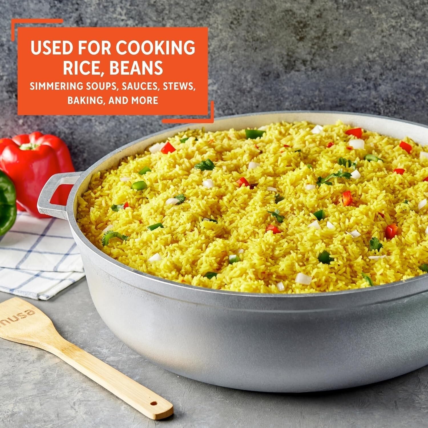 18-Quart Jumbo Traditional Caldero - Versatile Large Cooking Pot in Silver