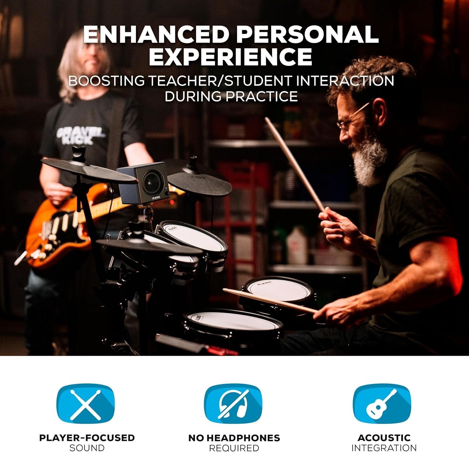 Ultra-Compact 3" Drum Monitor Speaker - Rack-Mountable for Seamless Integration