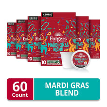 Load image into Gallery viewer, Rich Mardi Gras Blend Coffee - Medium-Dark Roast K-Cup Pods with Caramel Finish