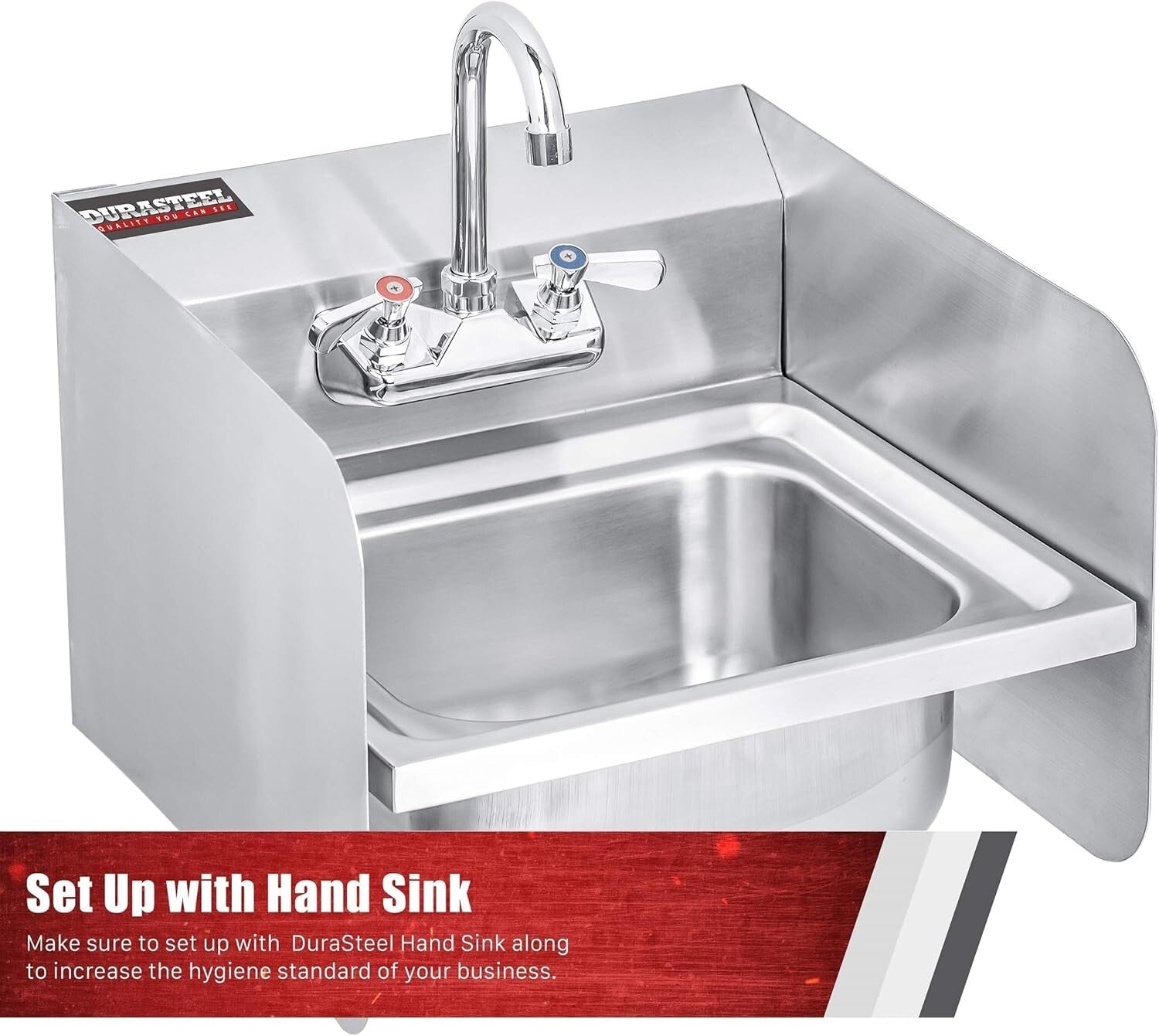 Versatile Wall-Mount 26" x 12" Stainless Steel Sink Splash Guard for Kitchens