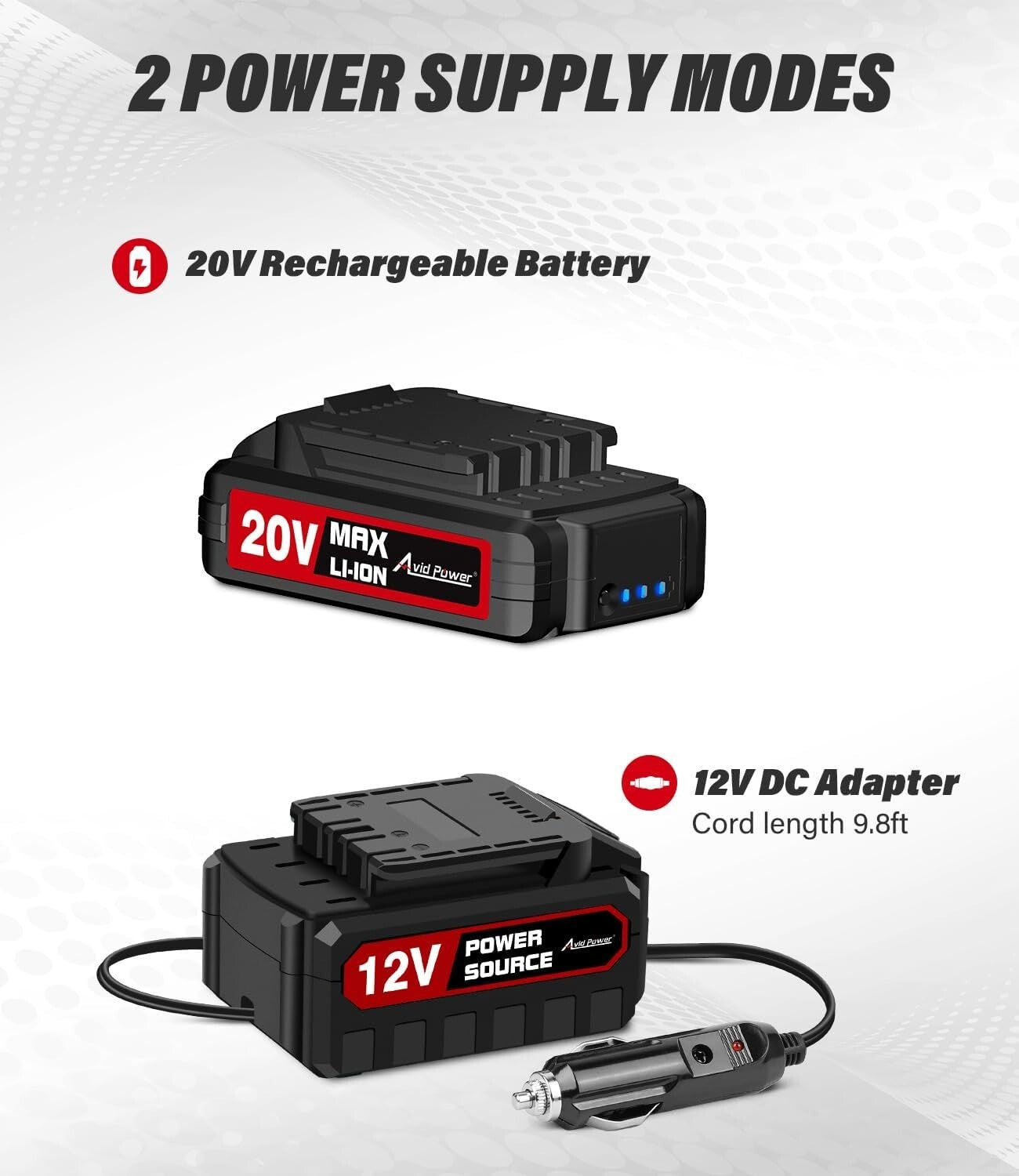 Rechargeable Air Compressor with LED Light - Ideal for Tires & Inflatables