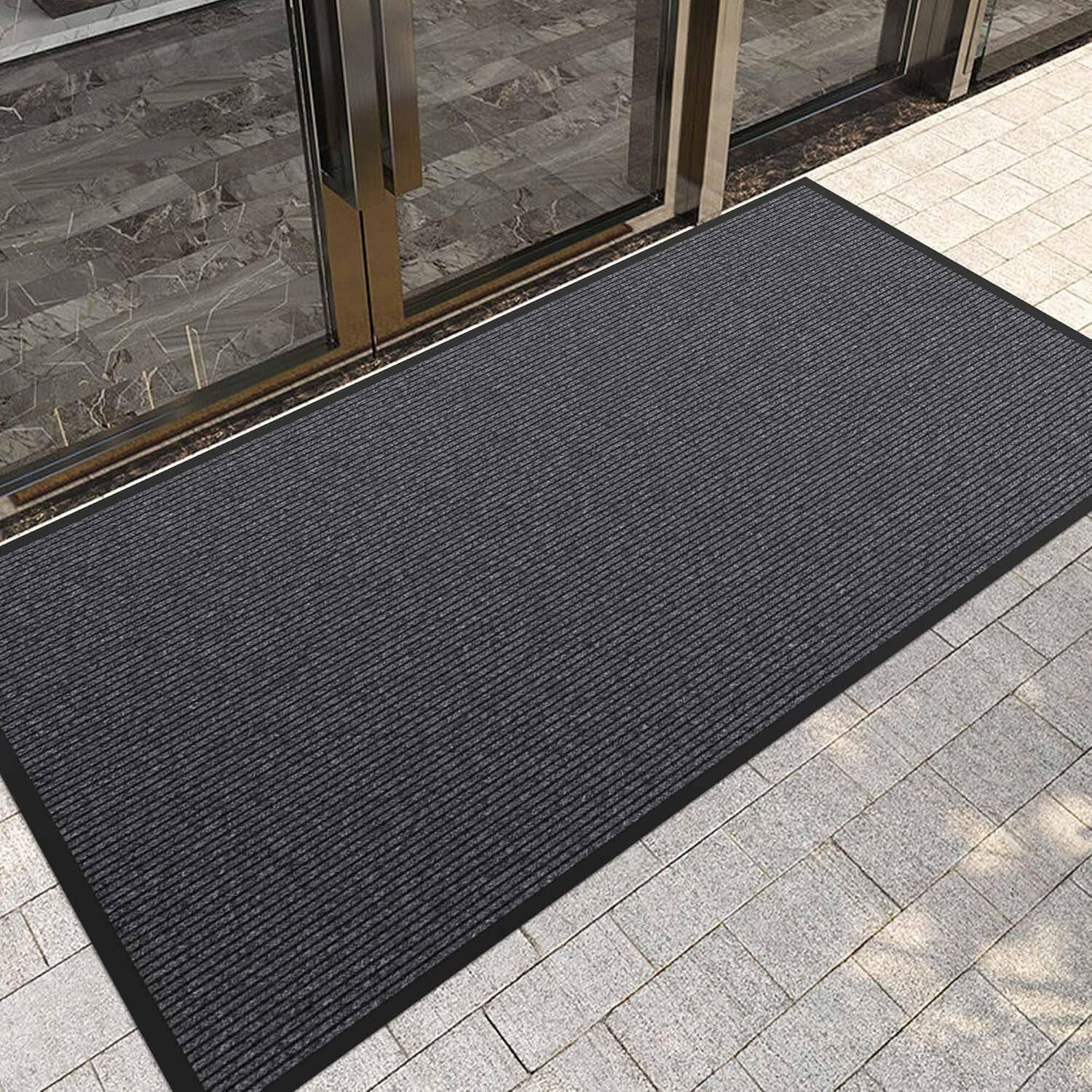 Large 4' x 8' Outdoor Doormat with Non-Slip Grip - Indoor/Outdoor Welcome