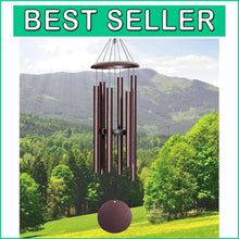 Load image into Gallery viewer, 36" Outdoor Wind Chimes in Bronze - Deep Tones for Memorial Remembrance