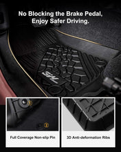 Load image into Gallery viewer, Heavy-Duty Black TPE Floor Mats &amp; Cargo Liners for Ultimate Vehicle Protection