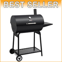 Load image into Gallery viewer, Premium 30-Inch Outdoor Charcoal Grill with Side Storage and Easy-Clean Features