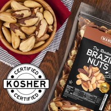 Load image into Gallery viewer, Natural Sea Salted Brazil Nuts 64oz - Non-GMO, Chemical-Free &amp; Kosher Certified