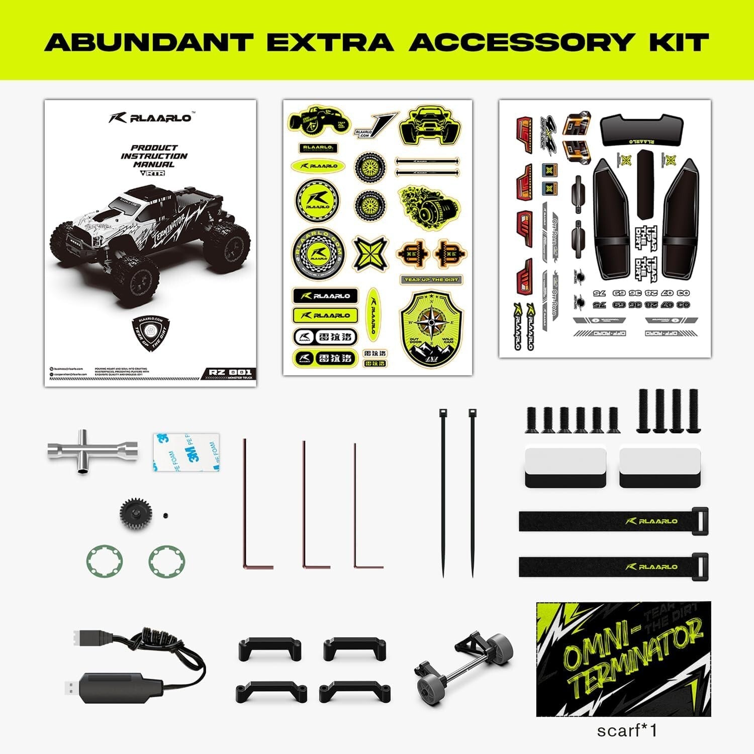 Fast 50mph Waterproof Monster Truck - Remote Control 1/10 Off-Road Adventure