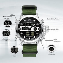Load image into Gallery viewer, Stylish Men's Tactical Sports Watch - Waterproof with Scratch-Resistant Glass