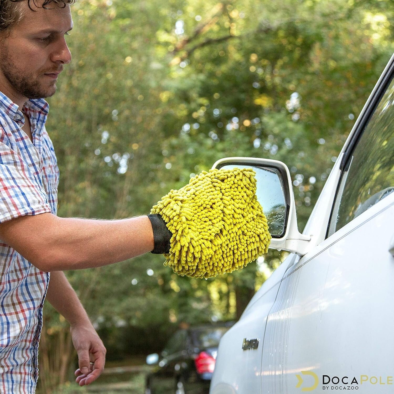 DocaPole 5-12 Ft Car Wash Kit: Ultimate Cleaning Brush & Chenille Mitts for Cars