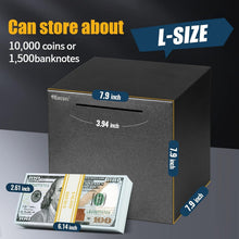 Load image into Gallery viewer, Unbreakable Large 7.9'' Piggy Bank for Stylish Adult Saving - Must Break to Open