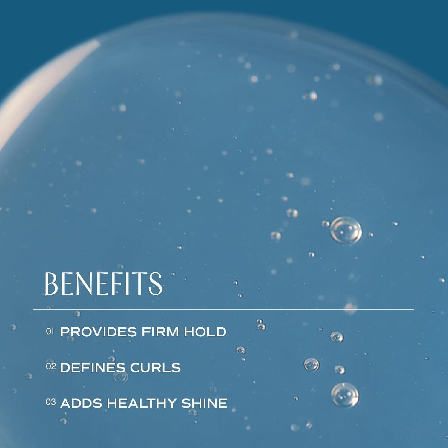 Organic Natural Hair Gel - Firm Hold & Shine, 32 fl oz Pump with Orange Blossom