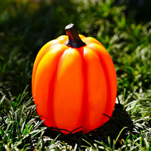 Load image into Gallery viewer, 2 Pack Solar Pumpkin Garden Lights - Perfect for Halloween &amp; Thanksgiving Decor