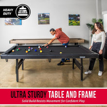 Load image into Gallery viewer, Heavy-Duty 8 Ft Portable Billiards Table - Ready to Play, No Assembly Required