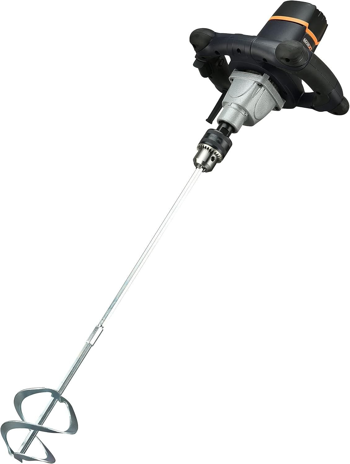 12A Concrete Mixer with Soft Start & 100mm Spiral Paddle - Durable & Efficient