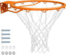 Load image into Gallery viewer, Versatile 18" Basketball Rim with Net - Indoor/Outdoor Use - Lightweight Design