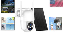 Load image into Gallery viewer, 2K Solar Security Camera | Wireless Outdoor PTZ with 355° View &amp; Night Vision