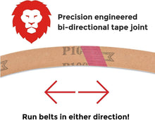 Load image into Gallery viewer, Heavy-Duty Zirconia Sanding Belts - 80 Grit, 2x48 Inch, Perfect for Metalwork