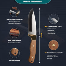 Load image into Gallery viewer, Multi-Purpose Knife Making Kit with Stainless Steel Components - Gift for Him