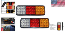 Load image into Gallery viewer, Multi-Function 75 LED Waterproof Trailer Lights - Brake, Tail, Signal Lights Set