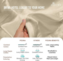 Load image into Gallery viewer, Luxurious 100% Cotton California King Size Sateen Sheets - 15" Deep Pocket