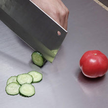 Load image into Gallery viewer, Durable Large Stainless Steel Cutting Board with Non-Slip Pads - 19.7 x 15.7 in