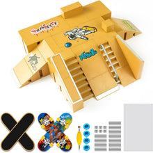 Load image into Gallery viewer, Customizable Fingerboard Skatepark with 8 Ramps &amp; 4 Boards - Perfect Gift