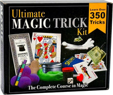 Load image into Gallery viewer, Professional Quality Magic Trick Kit with 350 Tricks and Learning Tutorials