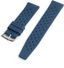Load image into Gallery viewer, Versatile 19mm FKM Rubber Watch Strap with Stainless Steel Clasp – Quick Release