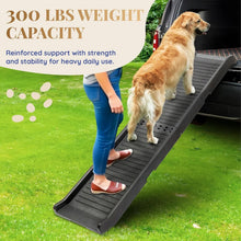 Load image into Gallery viewer, Portable 68.5” Dog Ramp for Large Dogs – Sturdy, Anti-Slip, 300 lbs Capacity
