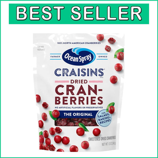Craisins Original Dried Cranberries – 100% North American, 12 Ounce Pack of 12