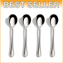 Load image into Gallery viewer, Classic 7-Inch Stainless Steel Soup Spoons - Set of 12 for Elegant Dining