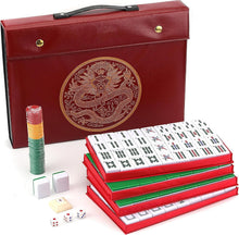 Load image into Gallery viewer, X-Large Chinese Mahjong Set with Travel Case &amp; XL Melamine Tiles for Easy Play