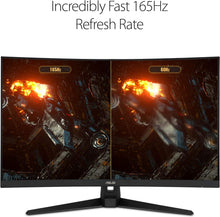 Load image into Gallery viewer, 32-Inch Full HD Curved Monitor with 165Hz Refresh Rate for Ultimate Gaming