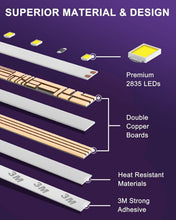 Load image into Gallery viewer, 16.4ft Energy Efficient LED Tape Light, Dimmable 4000K - Ideal for Any Room