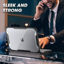 Load image into Gallery viewer, MacBook Pro 14 inch Rugged Hard Shell Case with Shock Absorber - Black