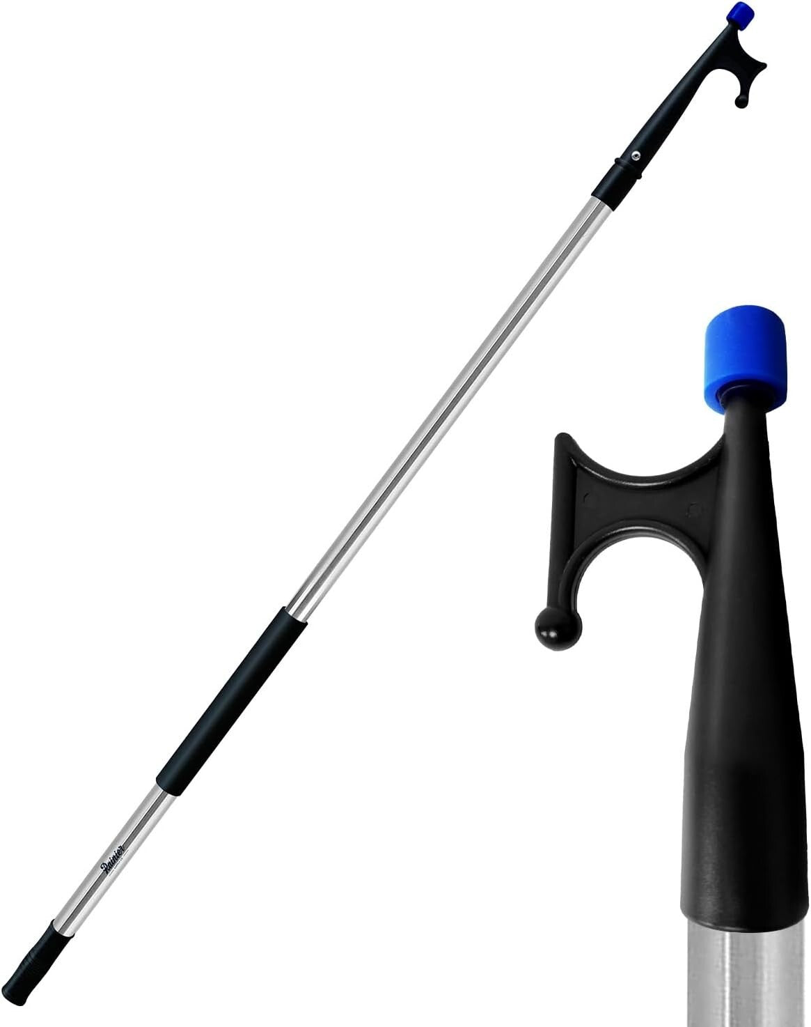 Universal Telescoping Boat Hook - 4.5-8 ft Lightweight for Mooring & Fishing