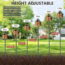 Load image into Gallery viewer, Robust Bird House Pole Kit with 5-Prong Base - Perfect for Bird Watching