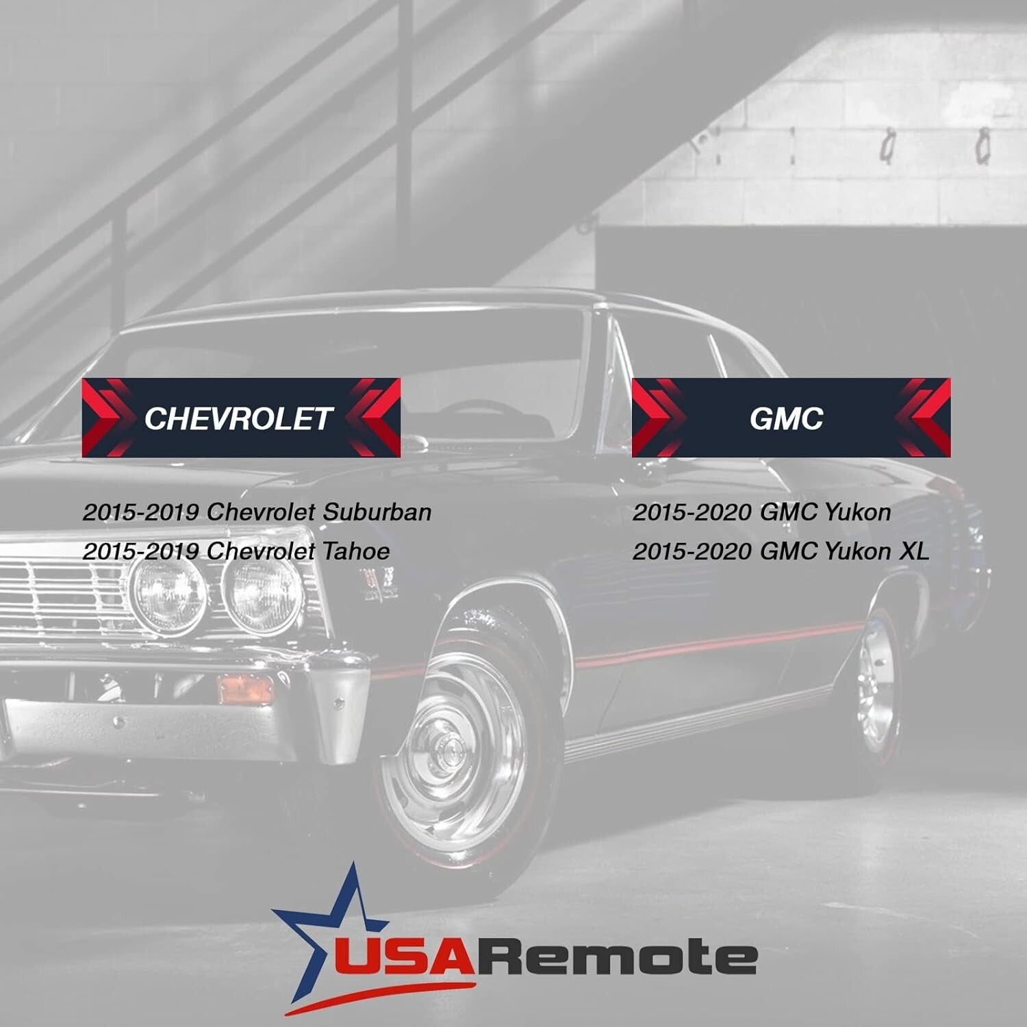 Durable Keyless Entry Remote for Chevy Suburban/Tahoe & GMC Yukon + XL 2015-2020