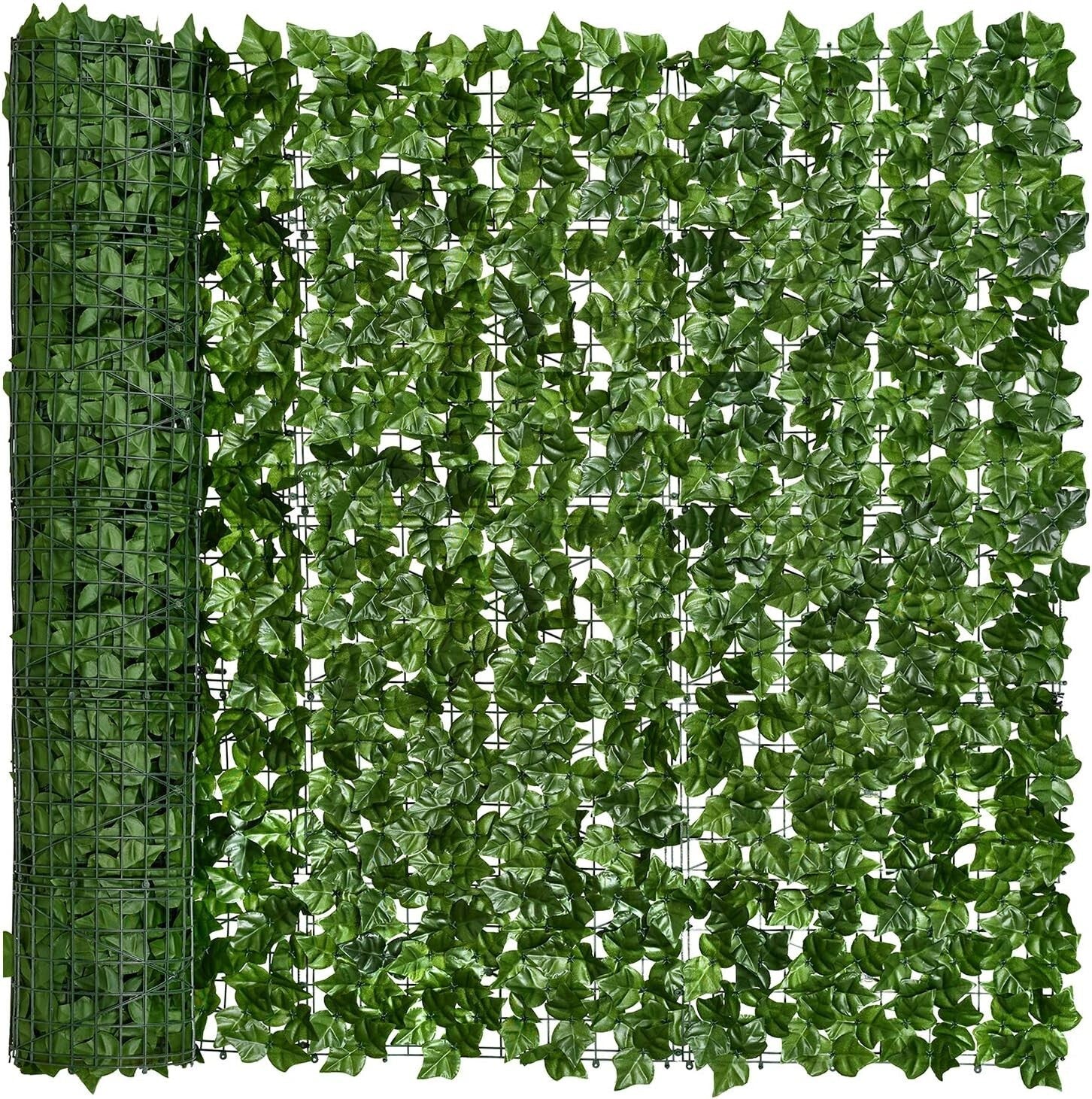 118x69in Artificial Ivy Privacy Fence - Lightweight Outdoor Garden Decor