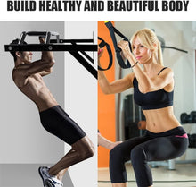 Load image into Gallery viewer, Space-Saving Wall-Mounted Pull Up and Dip Station for Ultimate Home Workouts