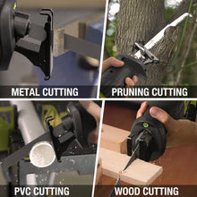 Load image into Gallery viewer, 20V Cordless Reciprocating Saw - 3000 SPM, Tool-Free &amp; LED Light for Precision