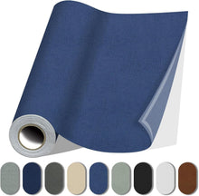 Load image into Gallery viewer, Durable Self-Adhesive Fabric Patch, 35x79 in Blue Grey - Quick Furniture Repair