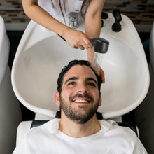 Load image into Gallery viewer, Chrome Brass Salon Shampoo Bowl Faucet &amp; Sprayer Kit - Easy Install with Adapter
