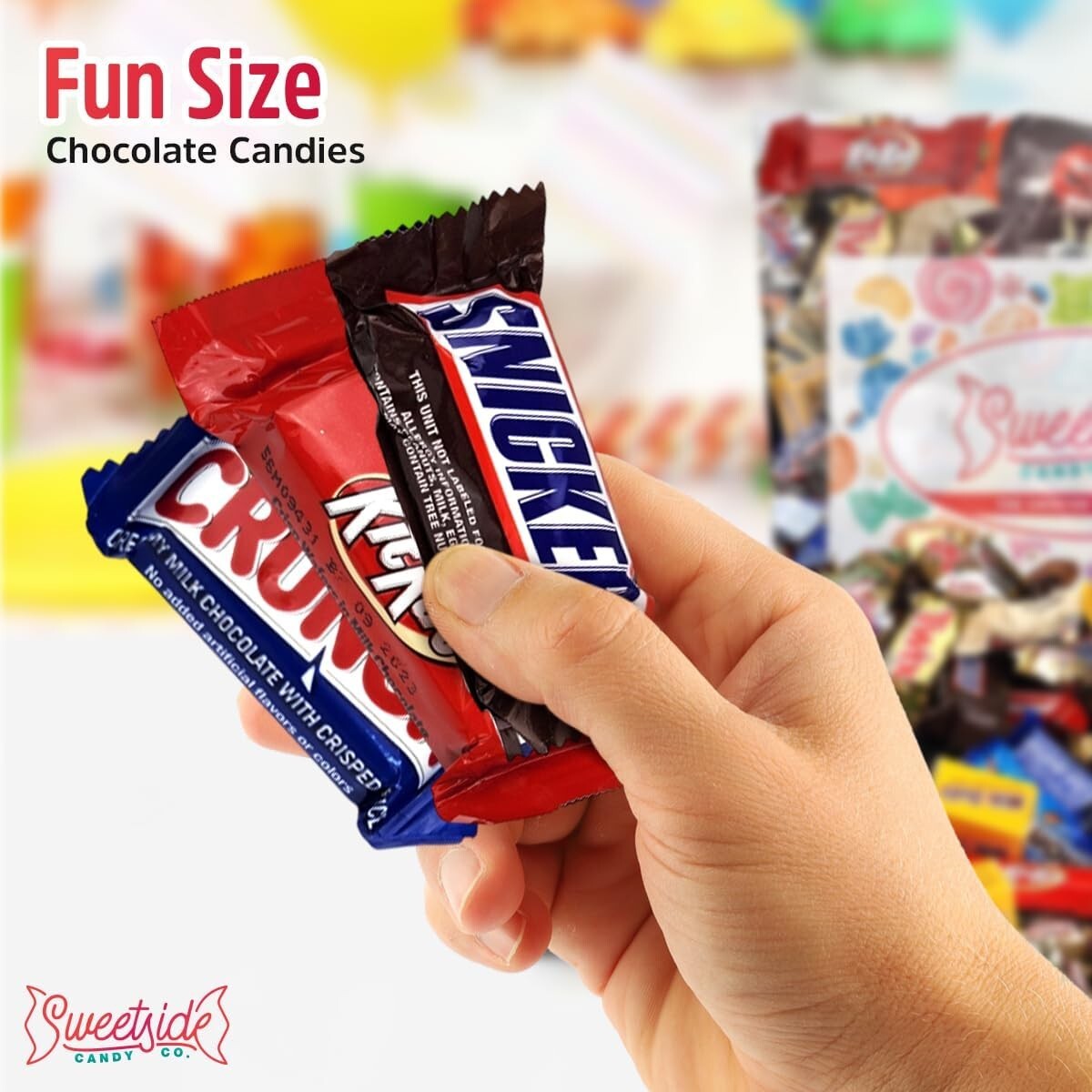 Assorted 5 LB Chocolate Candy Mix, Includes Snickers, Twix & More - Share Joy!